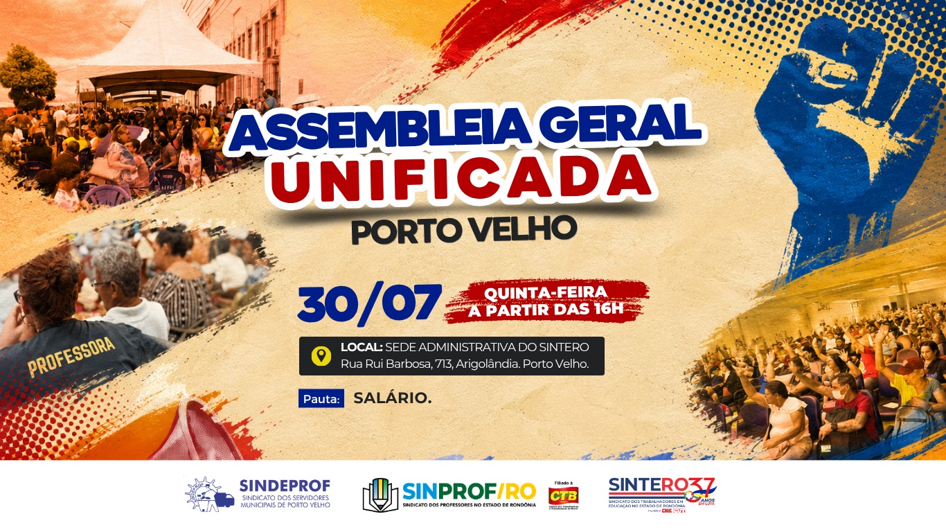 CONVOCAÇÃO ASSEMBLEIA GERAL UNIFICADA