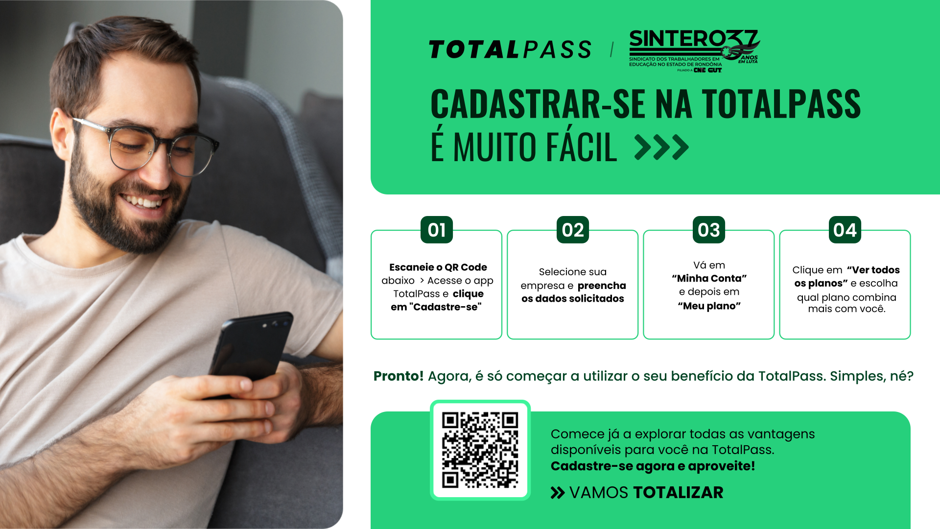 SINTERO fecha parceria com a TotalPass