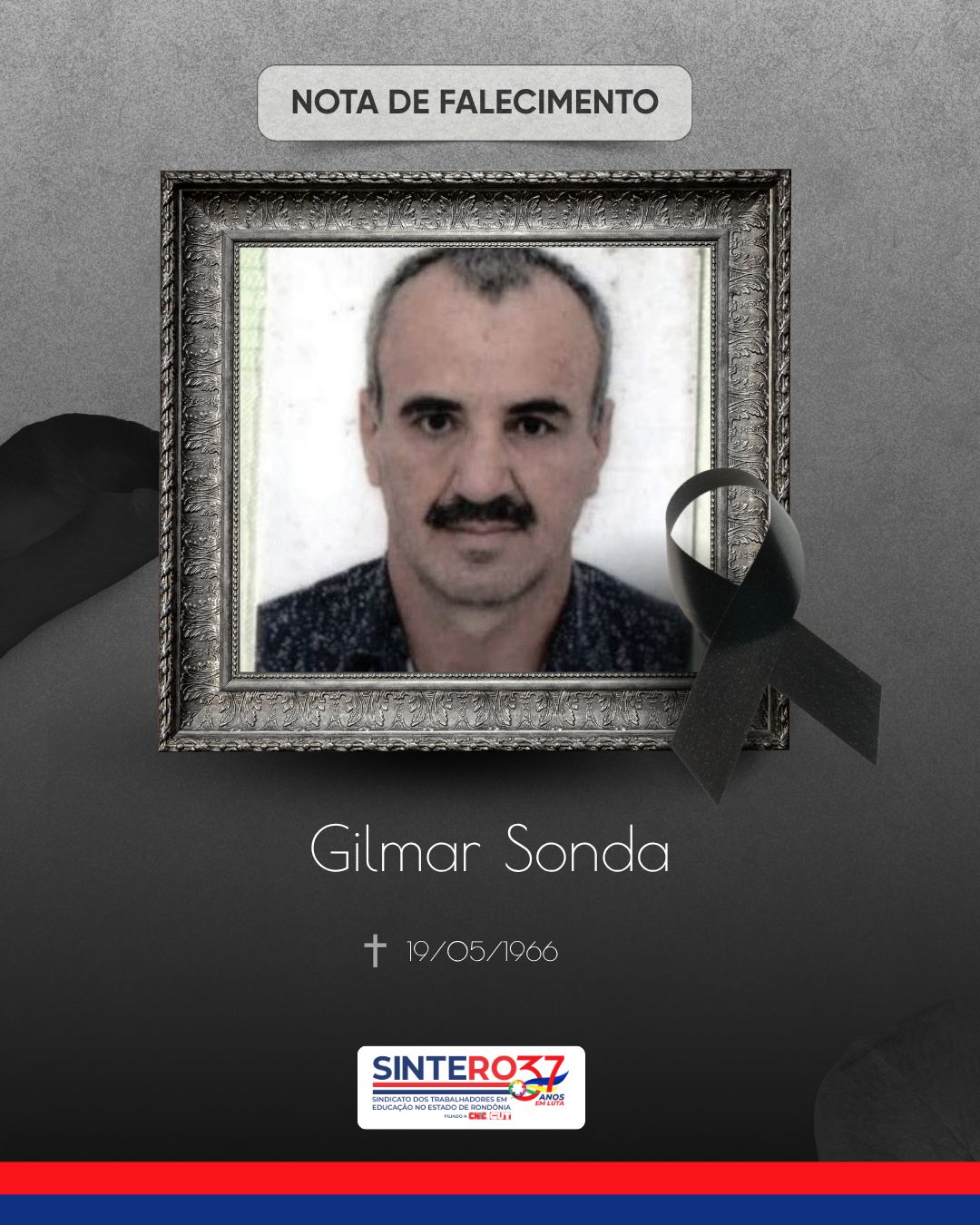 Nota de Pesar - Gilmar Sonda