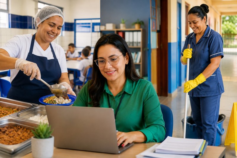 Técnicos da educação estadual terão direito a 10 dias de recesso entre o primeiro e o segundo semestre.